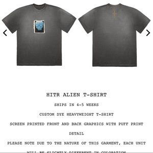 Travis Scott T Shirt Merch Astroworld HITR